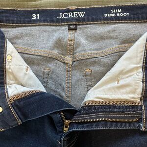 J. Crew Women's Slim Demi Boot Jeans - Dark Blue